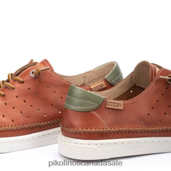 ALICANTE sneakers with perforated detailing Men Brick 4604J490 Pikolinos Footwear