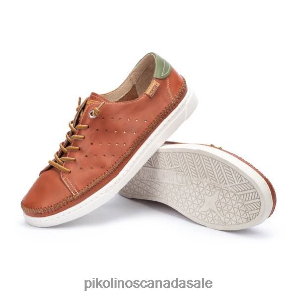 ALICANTE sneakers with perforated detailing Men Brick 4604J490 Pikolinos Footwear