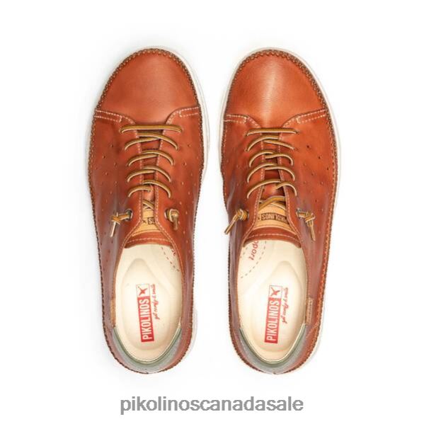 ALICANTE sneakers with perforated detailing Men Brick 4604J490 Pikolinos Footwear