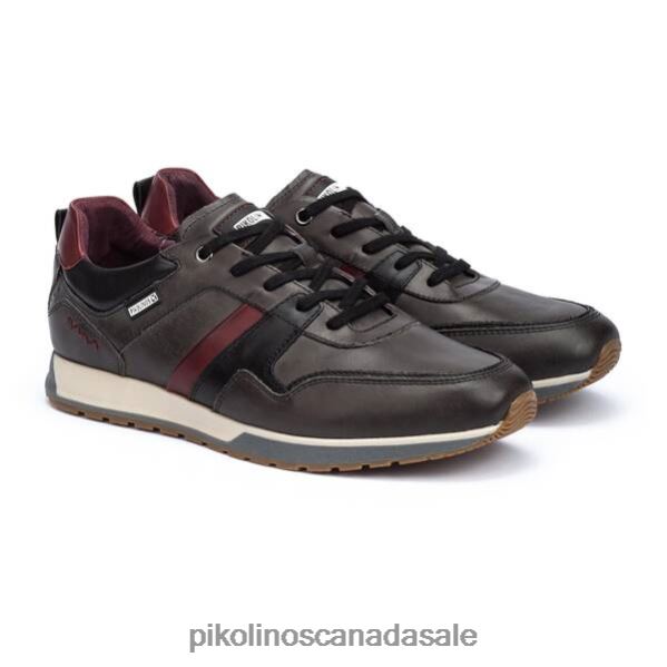 CAMBIL leather sneakers in various colour combinations and with a serrated sole Men Lead 4604J882 Pikolinos Footwear