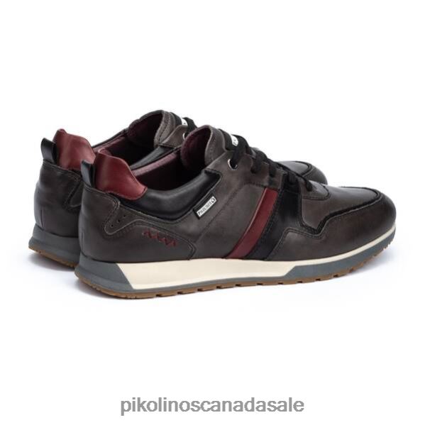 CAMBIL leather sneakers in various colour combinations and with a serrated sole Men Lead 4604J882 Pikolinos Footwear