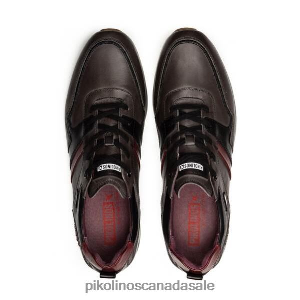 CAMBIL leather sneakers in various colour combinations and with a serrated sole Men Lead 4604J882 Pikolinos Footwear
