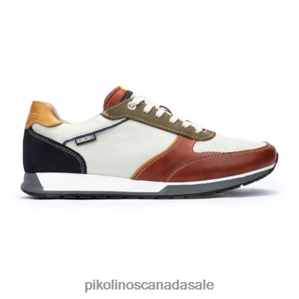 CAMBIL multi-colored leather sneaker Men Brick 4604J501 Pikolinos Footwear