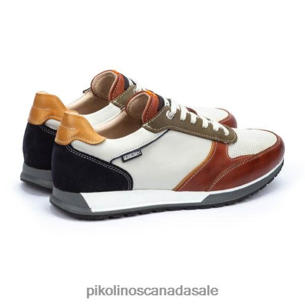 CAMBIL multi-colored leather sneaker Men Brick 4604J501 Pikolinos Footwear