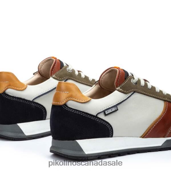 CAMBIL multi-colored leather sneaker Men Brick 4604J501 Pikolinos Footwear