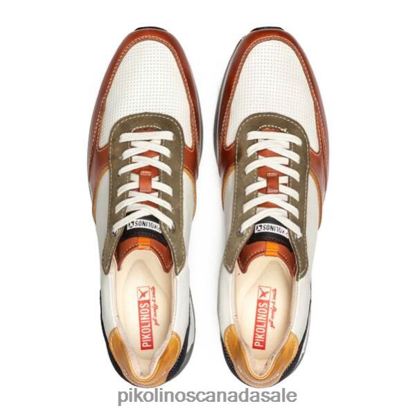 CAMBIL multi-colored leather sneaker Men Brick 4604J501 Pikolinos Footwear