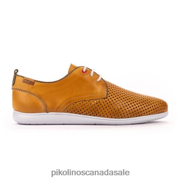 FARO punched leather sneaker shoe Men Honey 4604J911 Pikolinos Footwear