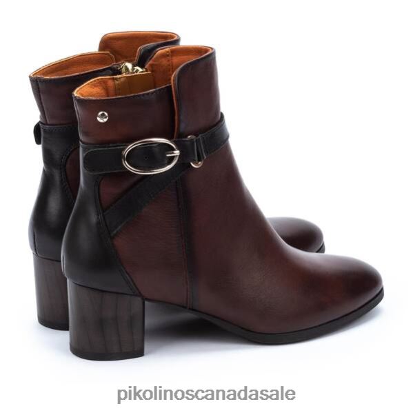 CALAFAT Calafat ankle boots with buckle Women Caoba 4604J284 Pikolinos Footwear