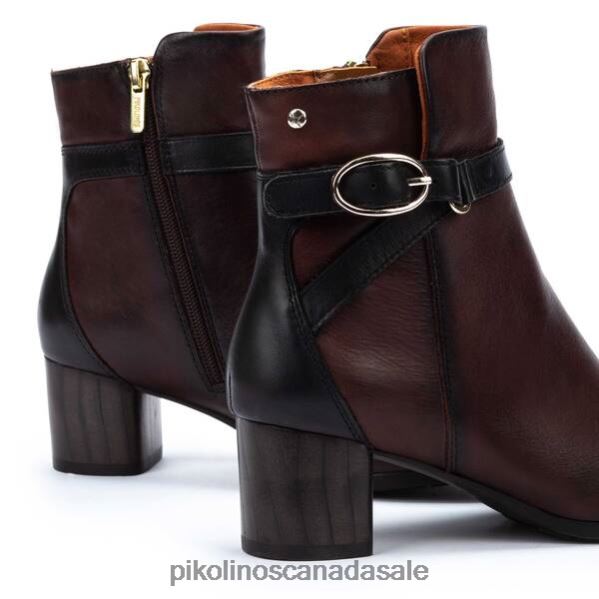CALAFAT Calafat ankle boots with buckle Women Caoba 4604J284 Pikolinos Footwear