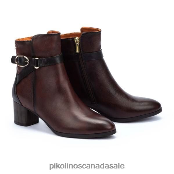 CALAFAT Calafat ankle boots with buckle Women Caoba 4604J284 Pikolinos Footwear