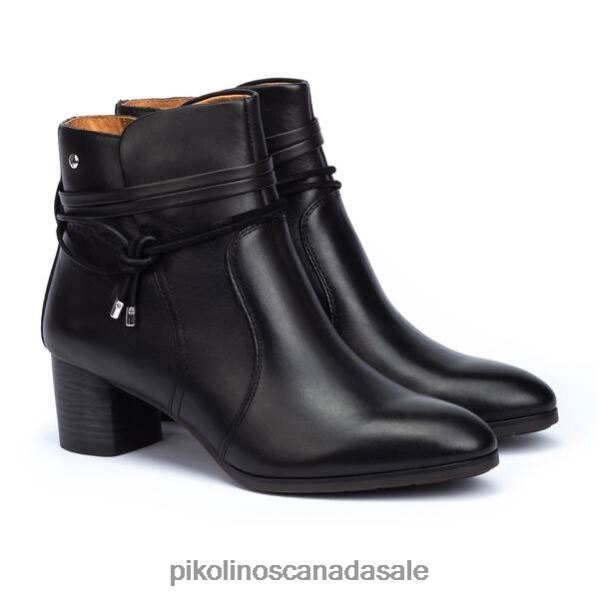 CALAFAT ankle boots with knot detailing Women Black 4604J288 Pikolinos Footwear