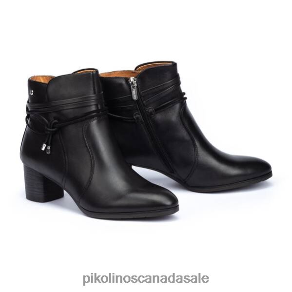 CALAFAT ankle boots with knot detailing Women Black 4604J288 Pikolinos Footwear