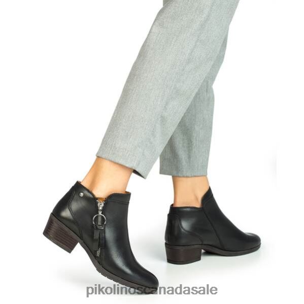 DAROCA ankle boot with side zip Women Black 4604J267 Pikolinos Footwear