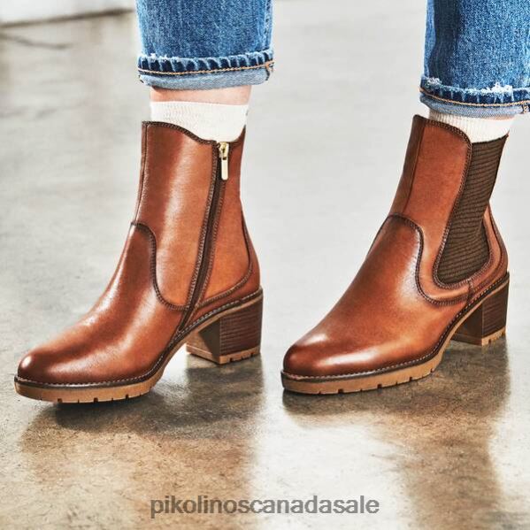 LLANES Llanes leather ankle boots Women Brandy 4604J299 Pikolinos Footwear