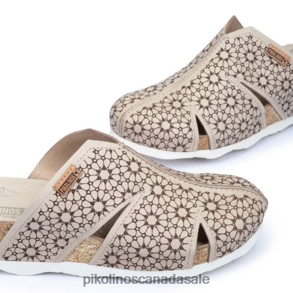 MAHON Leather clog with lightweight sole Women Marfil 4604J741 Pikolinos Footwear