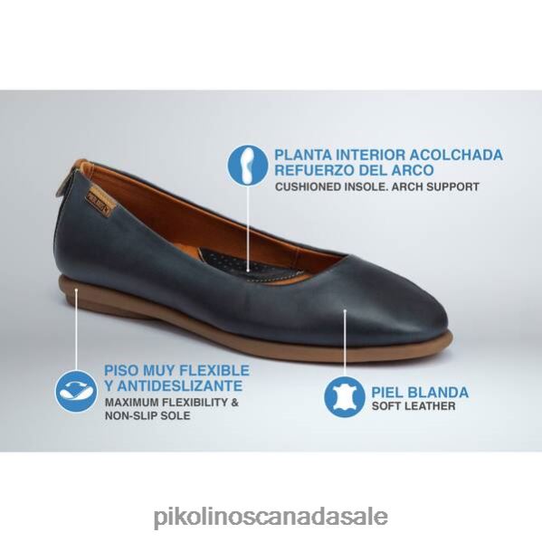 CULLERA leather flats in various colours Women Honey 4604J793 Pikolinos Footwear