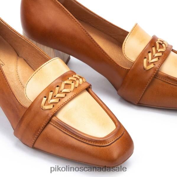 MURCIA Square-heeled loafers Women Brandy 4604J151 Pikolinos Footwear