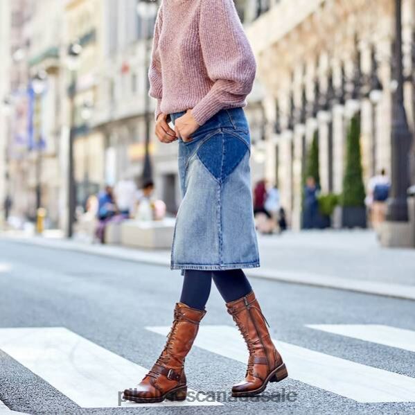 SAN SEBASTIAN full-length lace-up mid-heel boots Women Cuero 4604J364 Pikolinos Footwear