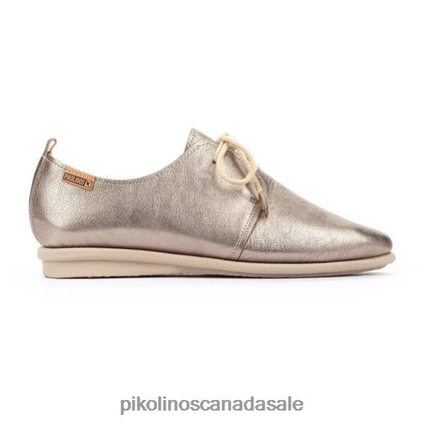 CALABRIA plain lace-up shoe Women Stone 4604J818 Pikolinos Footwear