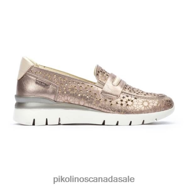 CANTABRIA loafers with metallic leather Women Stone 4604J177 Pikolinos Footwear