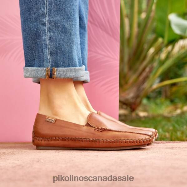 JEREZ jerez leather moccasin Women Brandy 4604J48 Pikolinos Footwear