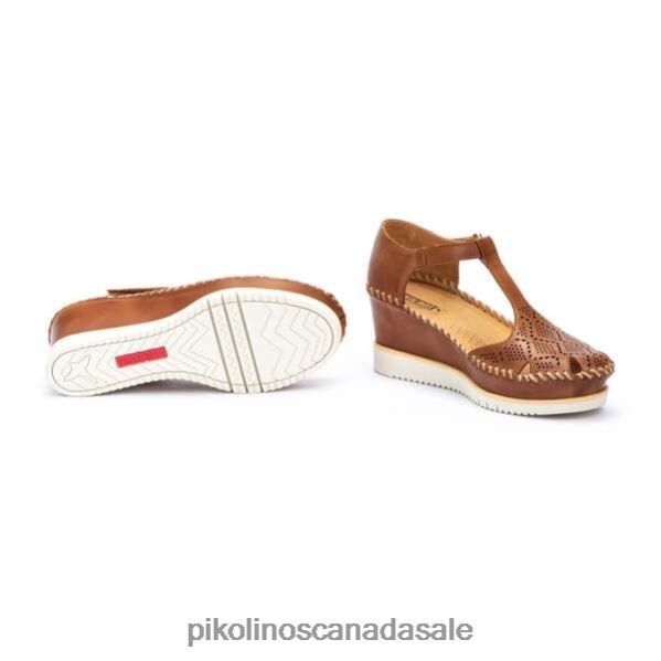 AGUADULCE closed-toe wedge sandals Women Brandy 4604J104 Pikolinos Footwear