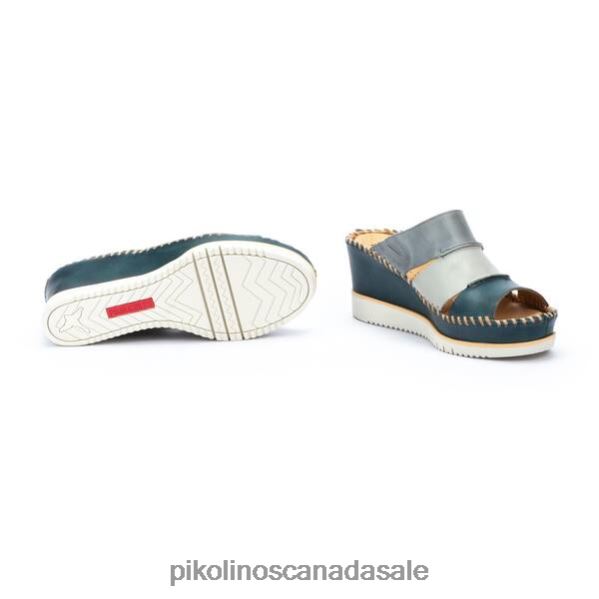 AGUADULCE multicolor leather wedge sandals Women River 4604J89 Pikolinos Footwear