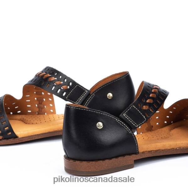 ALGAR flat sandals with closed heel Women Black 4604J24 Pikolinos Footwear