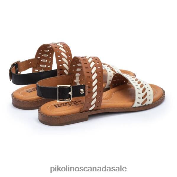 ALGAR flat sandals with hand stitching Women Nata 4604J26 Pikolinos Footwear