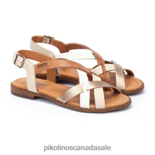 ALGAR flat sandals with heel strap Women Marfil 4604J2 Pikolinos Footwear