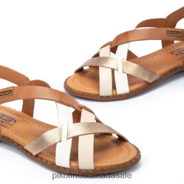 ALGAR flat sandals with heel strap Women Marfil 4604J2 Pikolinos Footwear
