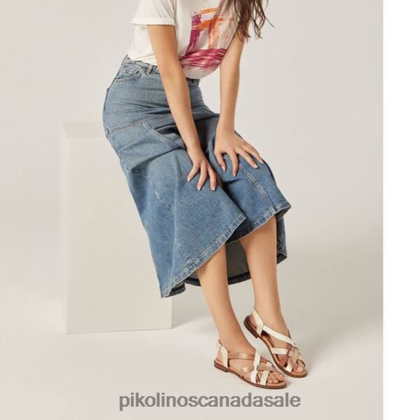 ALGAR flat sandals with heel strap Women Marfil 4604J2 Pikolinos Footwear