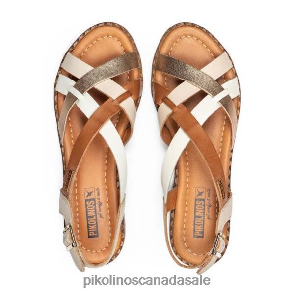 ALGAR flat sandals with heel strap Women Marfil 4604J2 Pikolinos Footwear