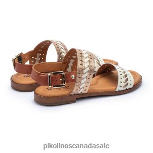 ALGAR flat sandals with manual stitching Women Nata 4604J27 Pikolinos Footwear