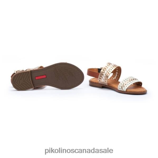 ALGAR flat sandals with manual stitching Women Nata 4604J27 Pikolinos Footwear