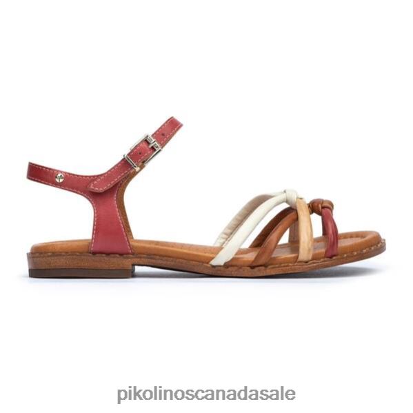 ALGAR multi-coloured flat sandals with ankle strap Women Confetti 4604J752 Pikolinos Footwear