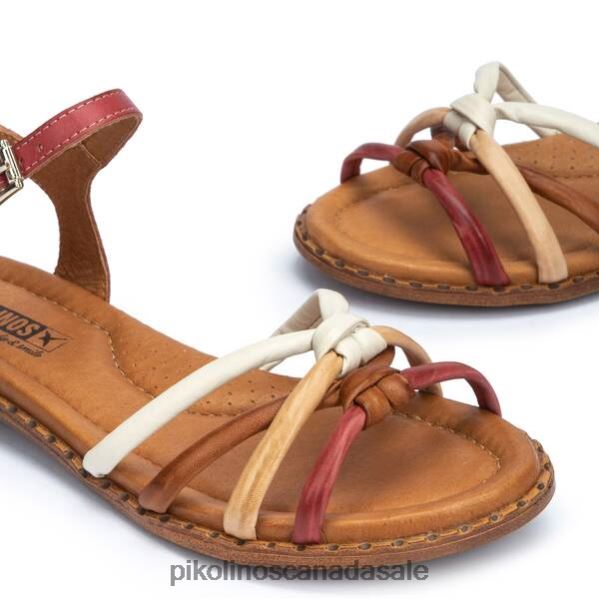 ALGAR multi-coloured flat sandals with ankle strap Women Confetti 4604J752 Pikolinos Footwear