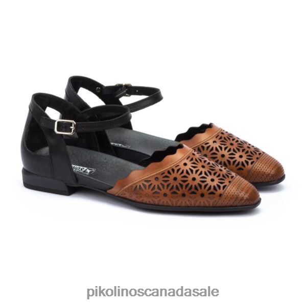 BENISSA flat sandals with closed toe Women Brandy 4604J114 Pikolinos Footwear