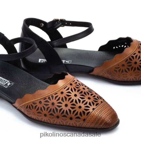 BENISSA flat sandals with closed toe Women Brandy 4604J114 Pikolinos Footwear