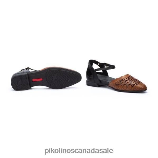 BENISSA flat sandals with closed toe Women Brandy 4604J114 Pikolinos Footwear