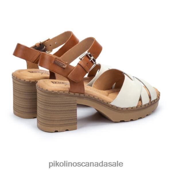CANARIAS sandals with heel and braided vamp Women Nata 4604J79 Pikolinos Footwear