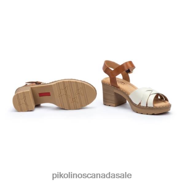 CANARIAS sandals with heel and braided vamp Women Nata 4604J79 Pikolinos Footwear