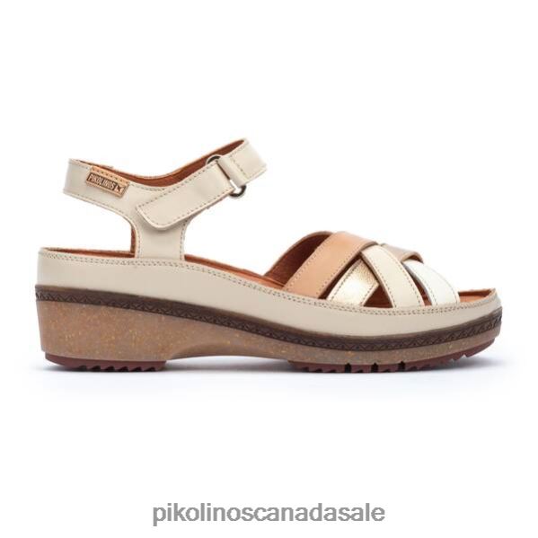 GRANADA sandals with multicolor straps Women Marfil 4604J103 Pikolinos Footwear