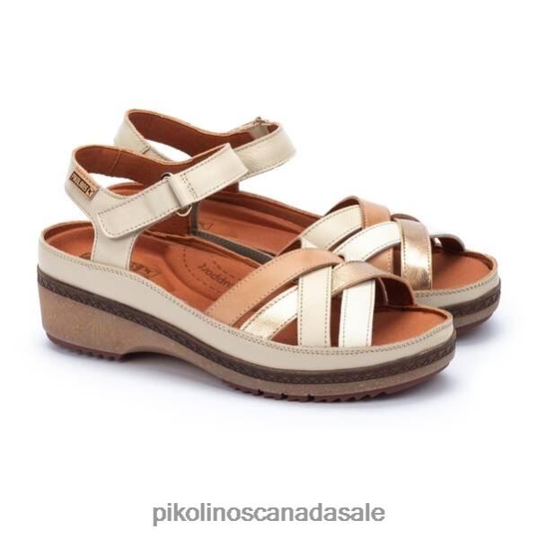 GRANADA sandals with multicolor straps Women Marfil 4604J103 Pikolinos Footwear