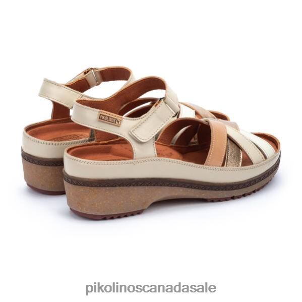 GRANADA sandals with multicolor straps Women Marfil 4604J103 Pikolinos Footwear