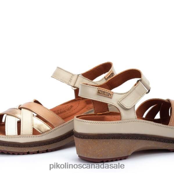 GRANADA sandals with multicolor straps Women Marfil 4604J103 Pikolinos Footwear