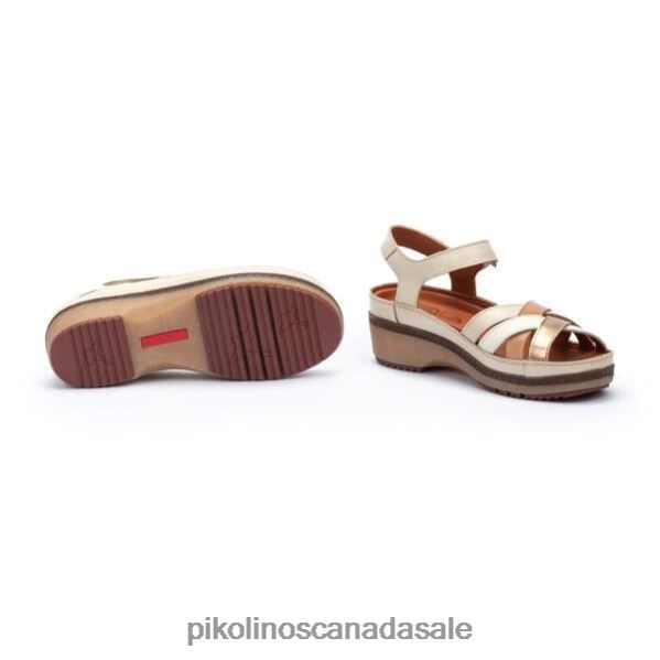 GRANADA sandals with multicolor straps Women Marfil 4604J103 Pikolinos Footwear
