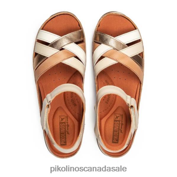 GRANADA sandals with multicolor straps Women Marfil 4604J103 Pikolinos Footwear