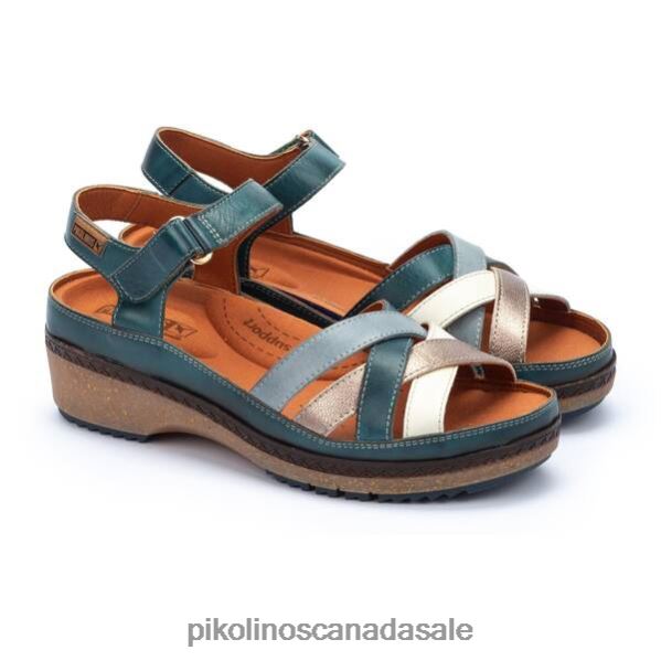 GRANADA sandals with multicolor straps Women River 4604J102 Pikolinos Footwear