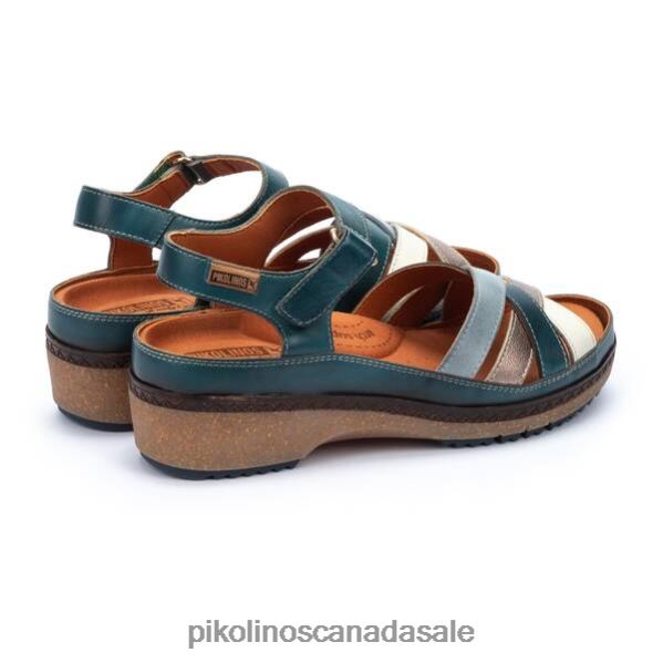 GRANADA sandals with multicolor straps Women River 4604J102 Pikolinos Footwear